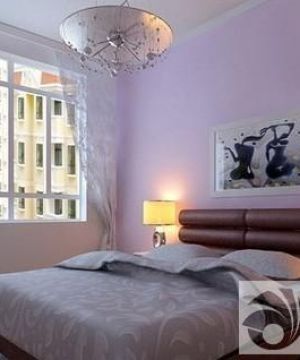女生卧室紫色墙面装修设计案例