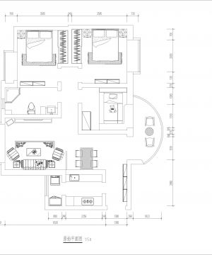 2023三室两厅平面图