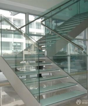2023简约家装设计玻璃楼梯装修图片