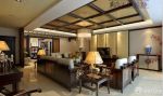 最新中国古典风格三室两厅2023家装客厅效果图片