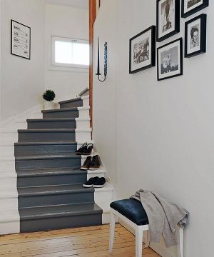北欧风格小户型跃层楼梯装修实景图欣赏