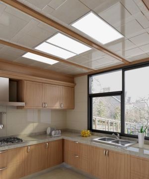 现代设计风格厨房吊顶装修效果图大全2023图片