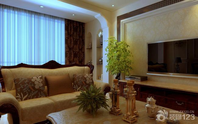 家装客厅欧式沙发装修效果图片