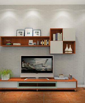 90平米现代风格实木家具电视柜设计图片欣赏