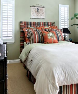 最新温馨小两室卧室墙壁颜色实景图欣赏