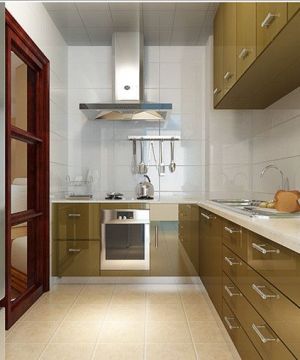 简约高质感厨房橱柜颜色图片欣赏