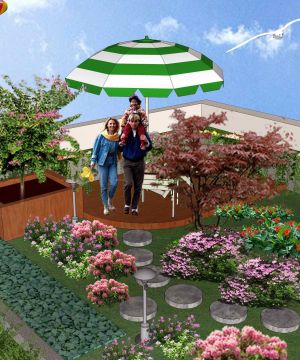 最新温馨家居屋顶花园设计效果图