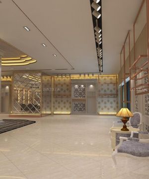 现代设计风格宾馆走廊装修效果图片