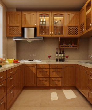 简约欧式风格厨房橱柜颜色效果图 