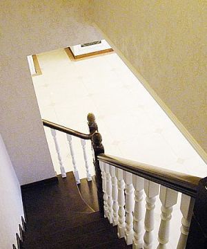 2023最新混合材料室内楼梯扶手装修图片 