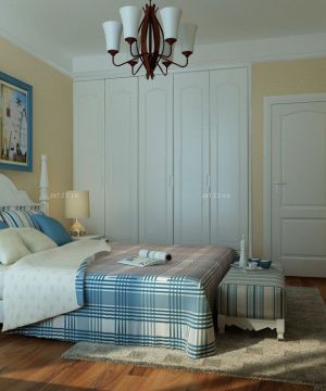 地中海风格小平米卧室装修效果图