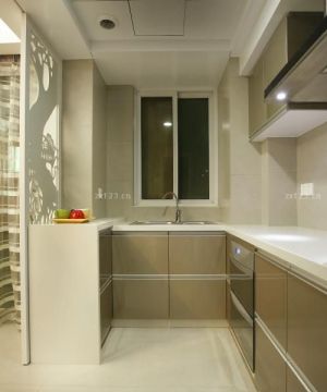 简约装修设计厨房橱柜颜色效果图 