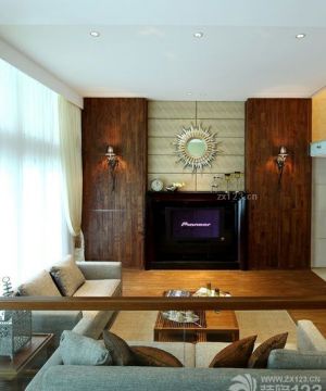 东南亚风格设计家居客厅装修效果图欣赏