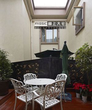 创意休闲椅子阳台装修效果图大全2023图片欣赏