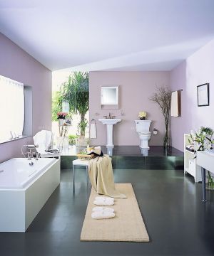 现代温馨2023家居浴室装修案例