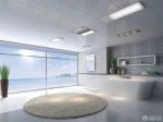 现代别墅2023浴室吊顶铝扣板效果图欣赏