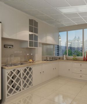 欧式厨房吊顶铝扣板效果图欣赏2023