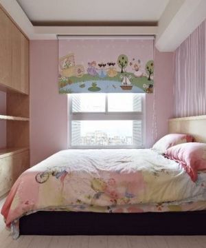 最新现代风格颜色搭配双人床背景墙壁纸布置