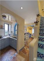 最新地中海风格厨房门口设计图片
