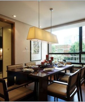 2023最新中式风格餐厅方餐桌装修案例