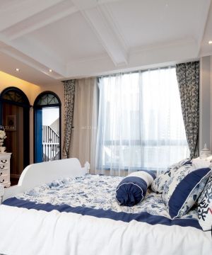 地中海风格卧室装修颜色效果图片