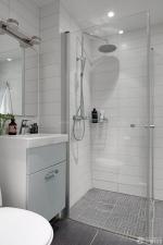 120平米北欧房子卫生间淋浴隔断设计图片