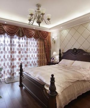 最新140平米户型欧式新古典风格卧室壁灯设计图片