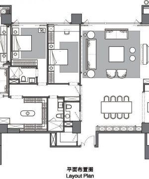 欧式风格卧室小客厅隔断设计效果图