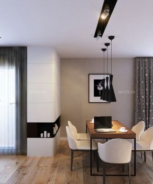 65平米一居室家装餐厅装修效果图大全2023图片