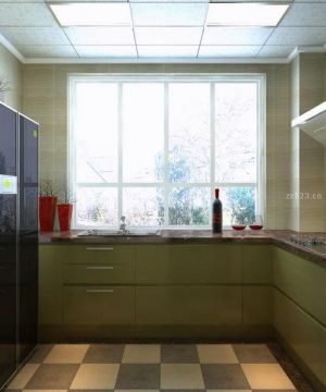最新90平米现代风格家居厨房装修效果图欣赏