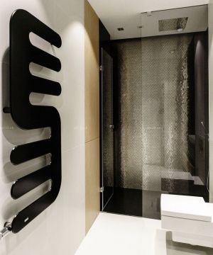 60平米一居室卫生间淋浴隔断装修效果图片欣赏