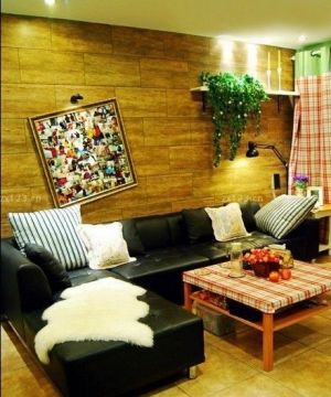 最新韩式田园风格小户型沙发装修图片