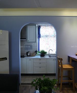 2023经典小户型厨房客厅隔断实景图欣赏