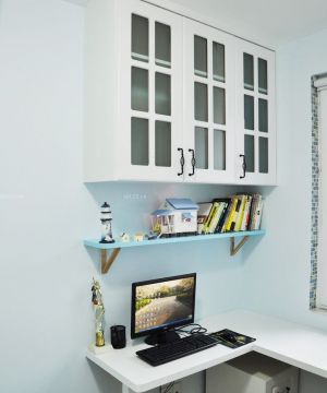 小户型完美空间创意写字台书柜组合图片大全