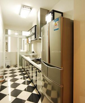 88平方小户型厨房颜色搭配效果图欣赏
