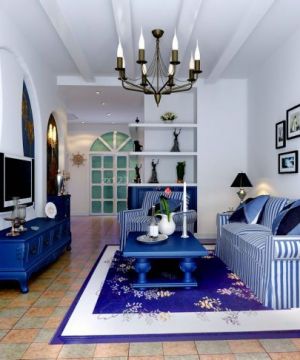 最新地中海风格家装客厅设计图片2023