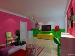 简单一室一厅小户型客厅墙面颜色实景图