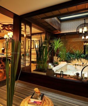 东南亚风格浴室装修设计图片欣赏