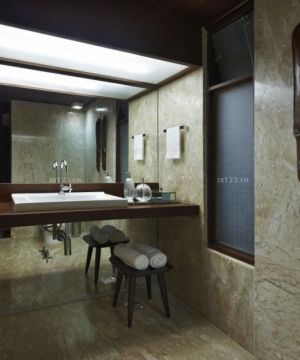 别墅室内东南亚卫生间设计效果图欣赏