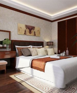 最新东南亚风格室内床设计图片