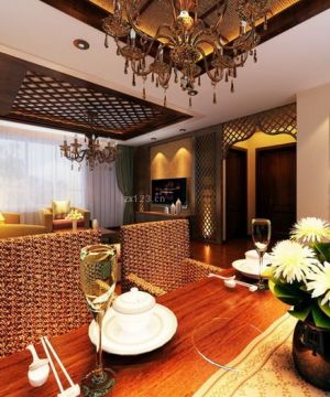 2023最新东南亚样板房餐厅家具装修图片
