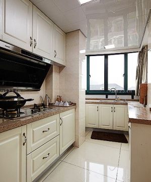 80平米房屋厨房简约风格厨柜设计案例大全