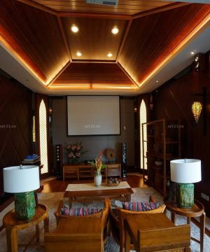 最新东南亚风格室内实木家具设计效果图