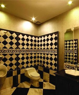 卫生间瓷砖颜色装修效果图片