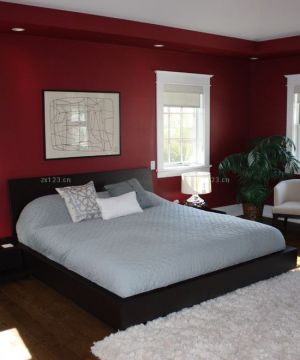 2023美式风格卧室双人床图片