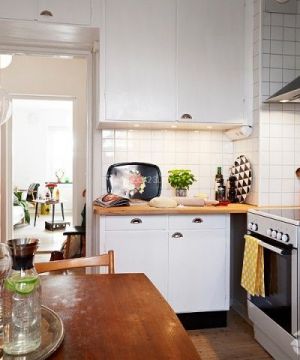2023北欧风格小户型厨房餐厅一体装修案例大全