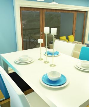 最新家装地中海风格餐桌图片