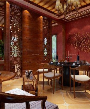 家庭餐厅东南亚风格设计效果图片欣赏