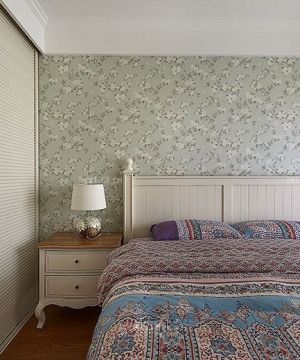 小户型卧室美式田园床头柜装修设计图片大全