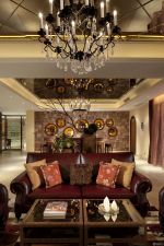 最新欧美风格家装客厅装潢设计效果图片